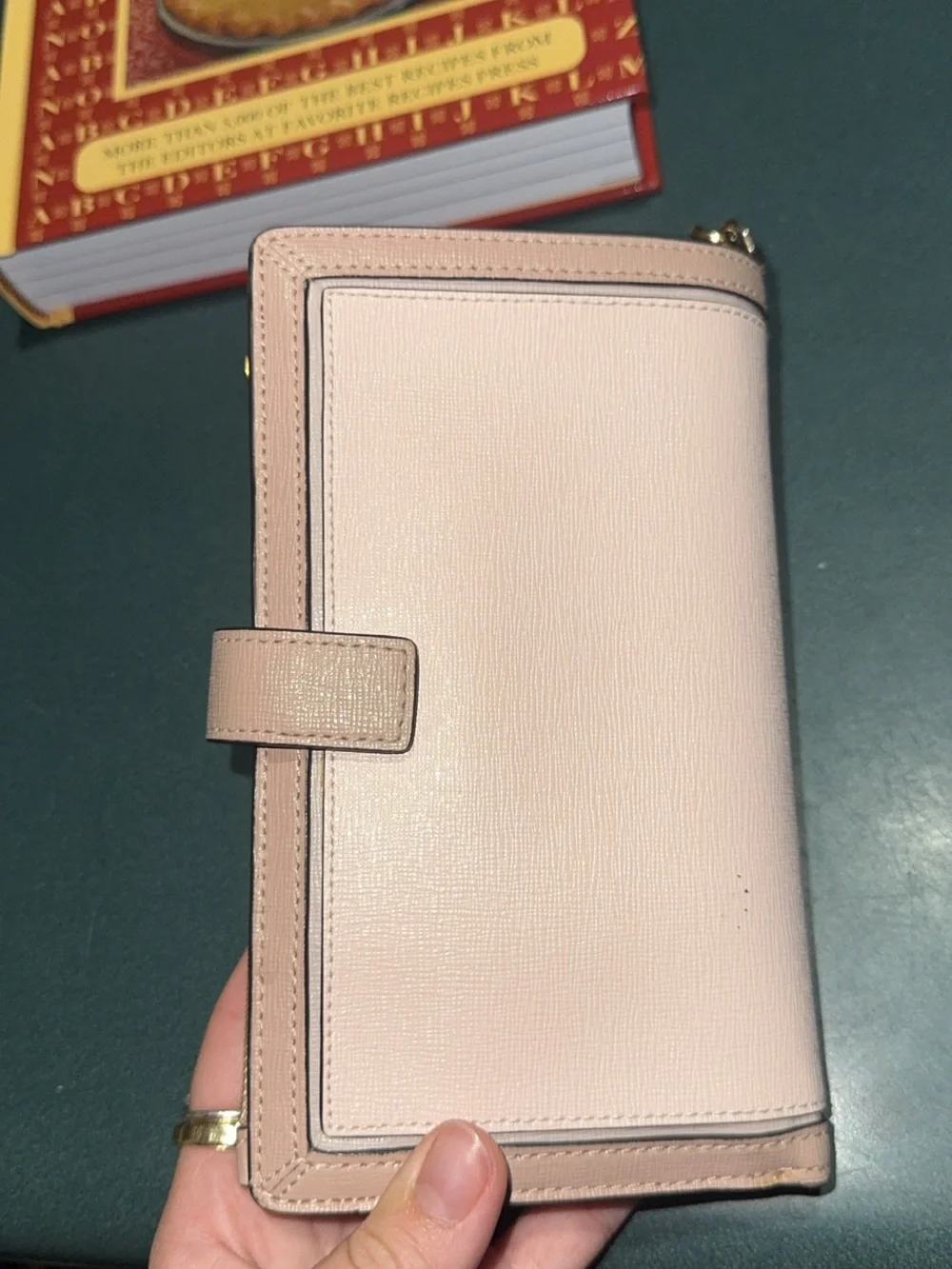 kate spade Wristlet Wallet with Gold Logo